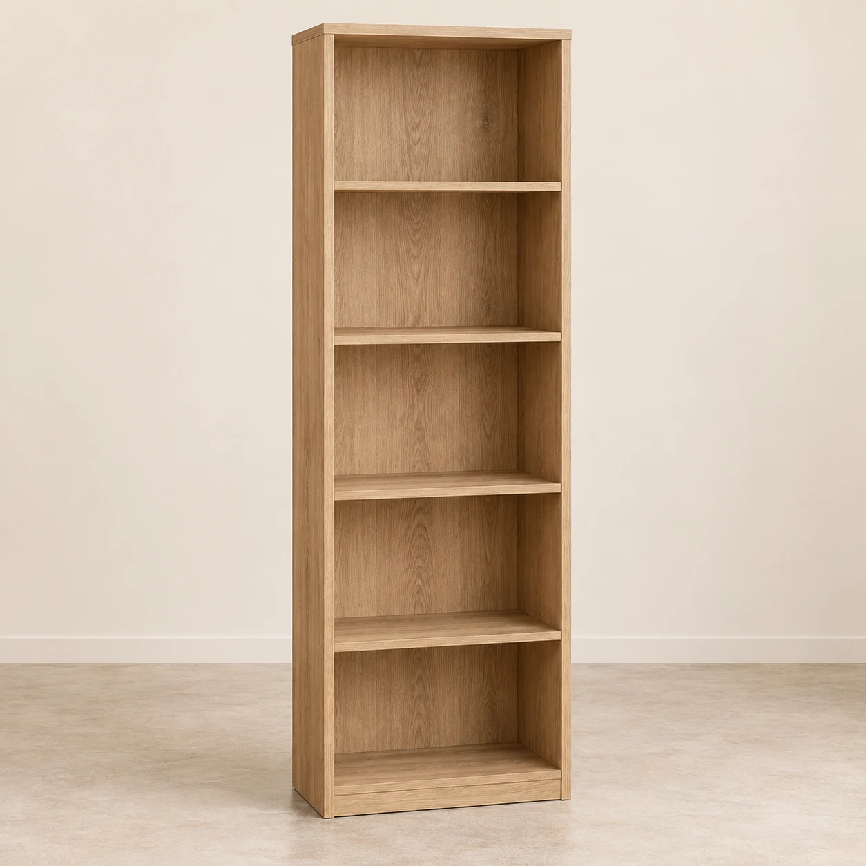 Narrow Five-Tier Bookcase